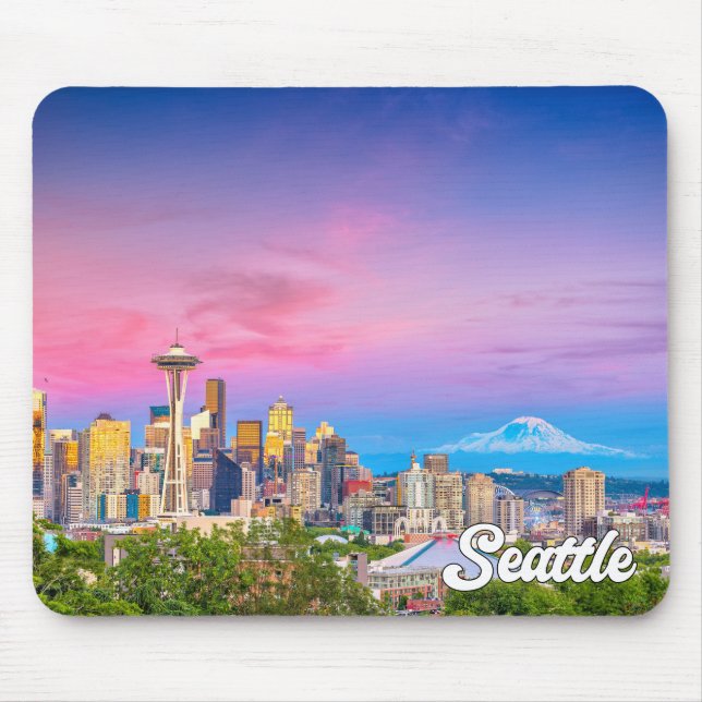 Seattle, Washington, United States Mouse Mat (Front)