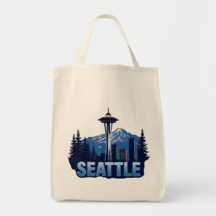 Seattle Washington United States of America Tote Bag