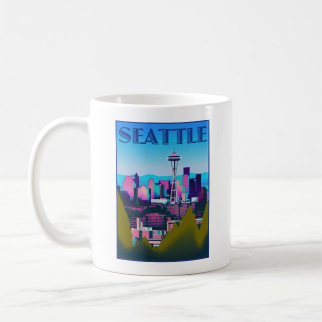 Seattle Washington, USA Coffee Mug (Left)