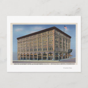 Seattle, Washington - View of Senator Apt Postcard