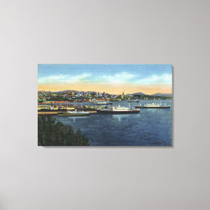 Seattle, Washington - View of Smith Canvas Print