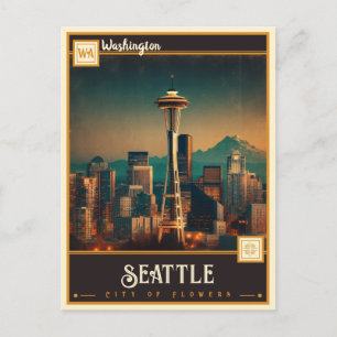 Seattle, Washington  Vintage Postcard