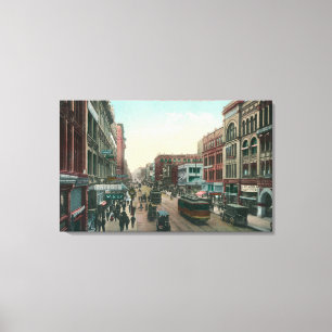Seattle, WashingtonAerial View of First Avenue Canvas Print