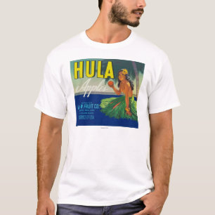 Seattle, WashingtonHula Apple Label T-Shirt
