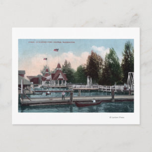 Seattle, WashingtonMadison Park Scene Postcard