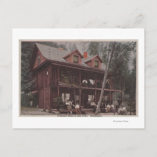 Seattle, WASummer Home at Alki Point Beach Postcard