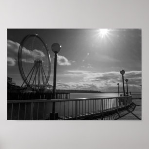 Seattle waterfront poster