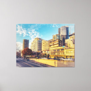 Seattle Waterfront Skyline Canvas Print