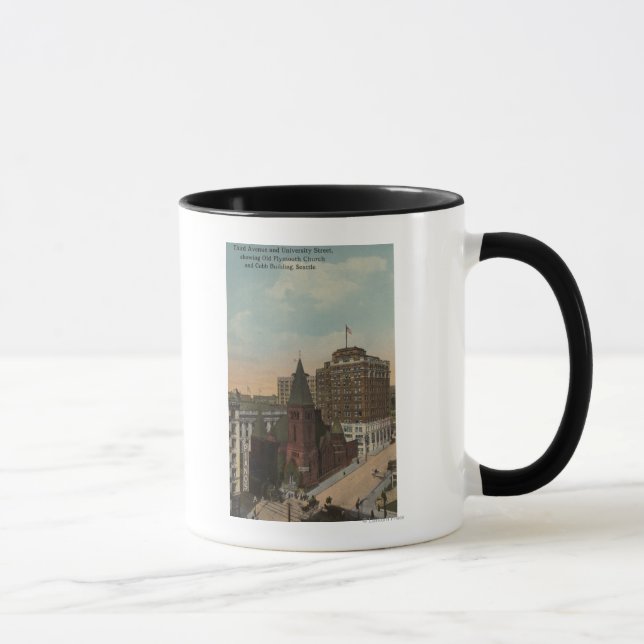Seattle, WAThird Avenue and University Streets Mug (Right)