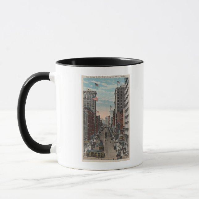 Seattle, WAView of 2nd Ave from Yesler Mug (Left)
