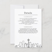 Seattle Wedding | Guest Details