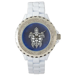 SEATURTLE. TURTLE. BLACK AND WHITE DECORATIVE. WATCH
