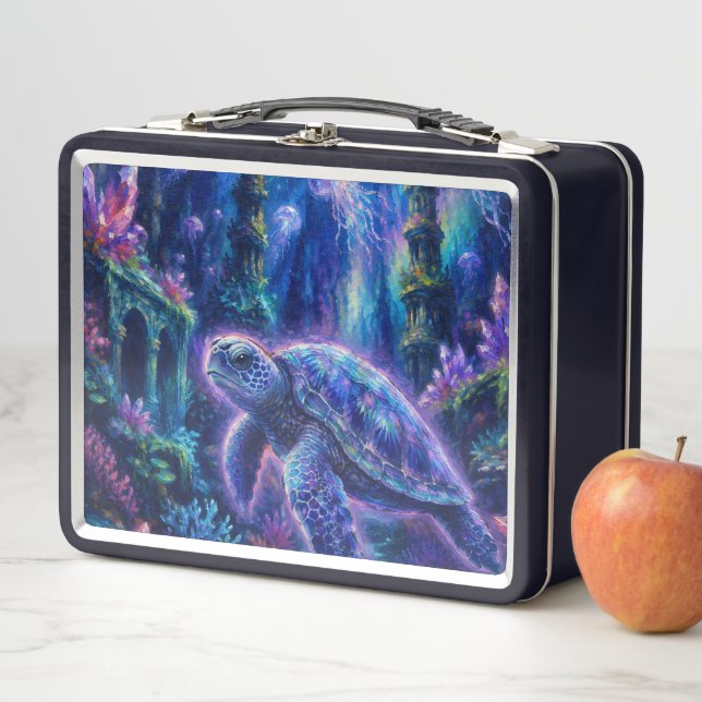 SeaTurtleFantasy Metal Lunch Box (In Situ)