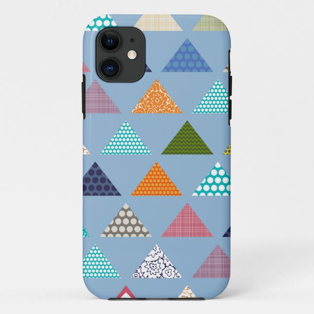 seaview triangle blue Case-Mate iPhone case (Back)