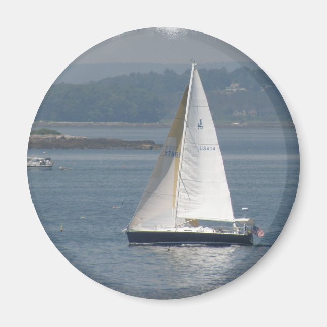 Seaward Sailboat Magnet (Front)