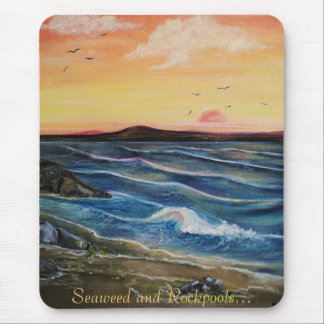 Seaweed and Rockpools.. Mouse Mat