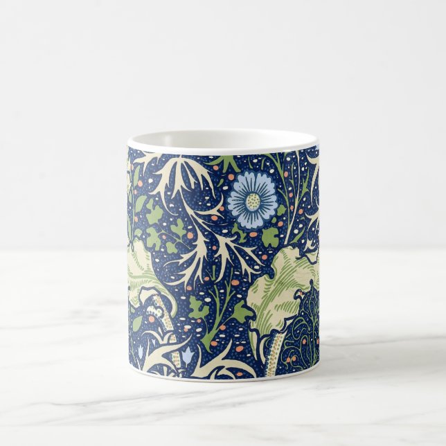Seaweed (by William Morris) Coffee Mug (Center)