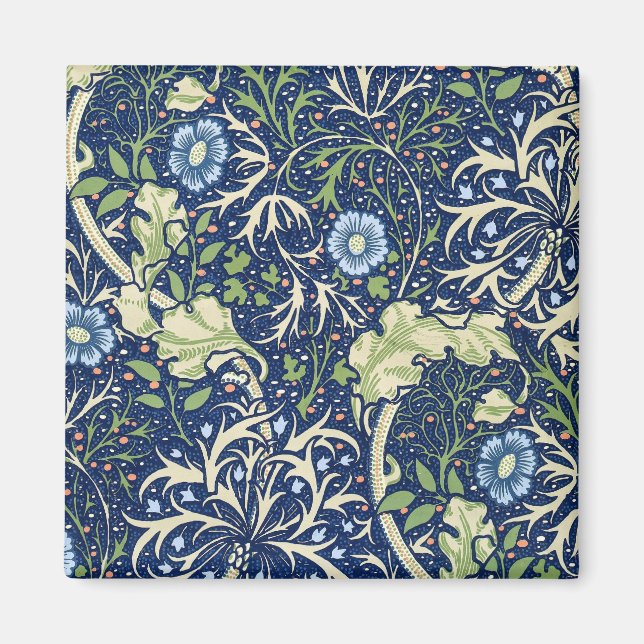Seaweed (by William Morris) Magnet (Front)