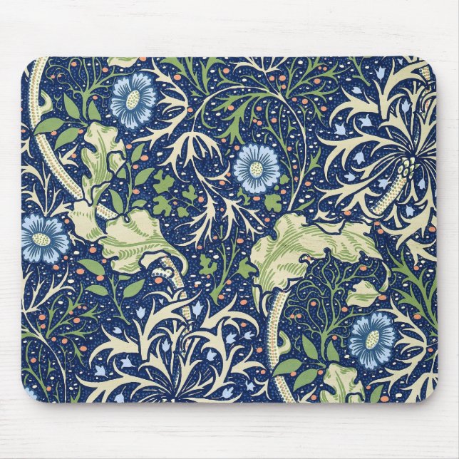 Seaweed (by William Morris) Mouse Mat (Front)