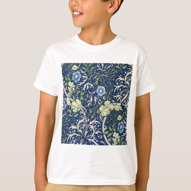 Seaweed (by William Morris) T-Shirt (Front)