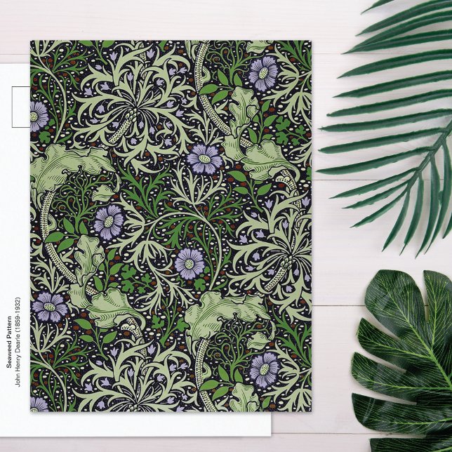 Seaweed Floral William Morris Company Postcard (Creator Uploaded)