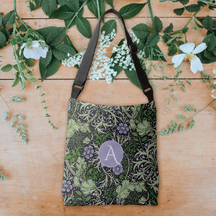 Seaweed Greenery Henry Dearle Monogram Crossbody Bag