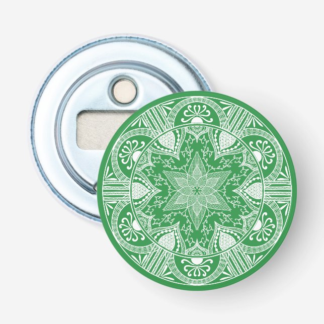 Seaweed Mandala Bottle Opener (Front)