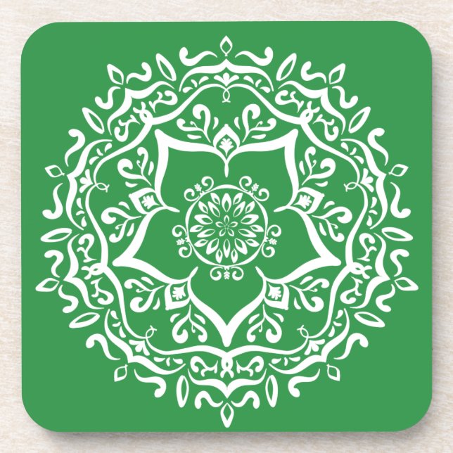 Seaweed Mandala Coaster (Front)