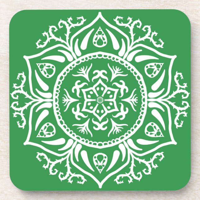 Seaweed Mandala Coaster (Front)