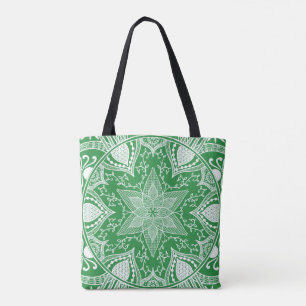 Seaweed Mandala Tote Bag
