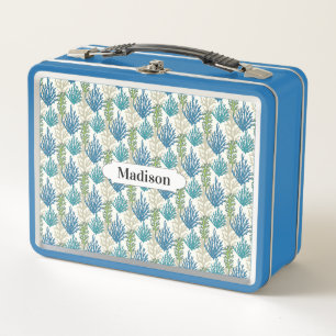 Seaweed Pattern custom name lunch boxes