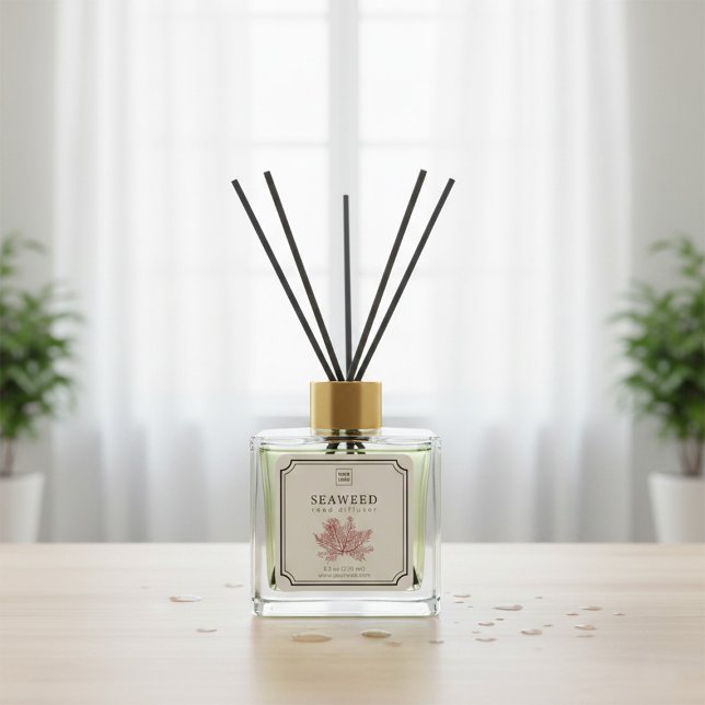 Seaweed Reed Diffuser Label (Creator Uploaded)