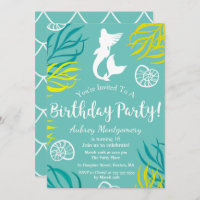 Seaweed & Seashells Mermaid Birthday