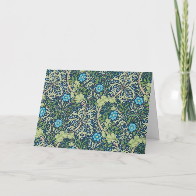 Seaweed, William Morris Card (Front)