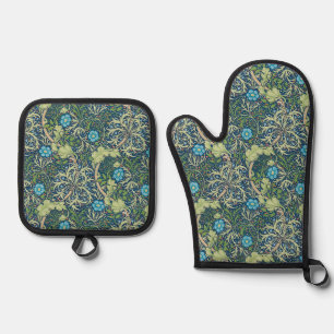 Seaweed, William Morris Oven Mitt & Pot Holder Set