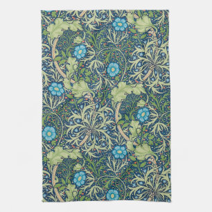 Seaweed, William Morris Tea Towel