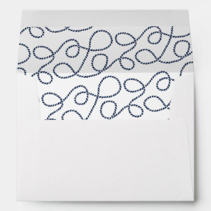 Seaworthy Rope Pattern 5x7 Return Address Envelopes