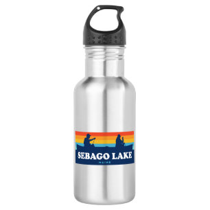 Sebago Lake Maine Canoe 532 Ml Water Bottle