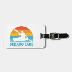 Sebago Lake Maine Kayak Luggage Tag