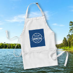 SEBAGO LAKE MAINE PERSONALIZED TOWN AND NAME STANDARD APRON<br><div class="desc">SEBAGO LAKE MAINE PERSONALIZED TOWN AND NAME Sebago Lake Maine nautical design is personalised with your town (such as Raymond, Frye Island, Casco, Windham, Sebago, Naples and Standish) and your name (or delete). This retro, vintage style design features a white circle, anchor, crisscrossed paddles and a bold banner that reads...</div>
