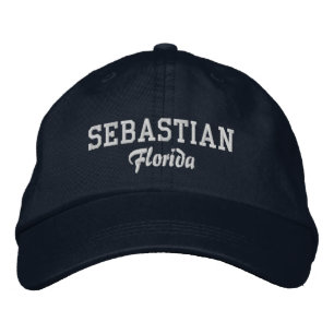 Sebastian Florida Embroidered Baseball Hat