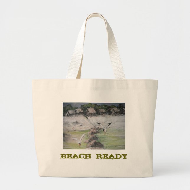 "Sebastian Inlet 1959: Beach Ready" Tote Bag (Front)