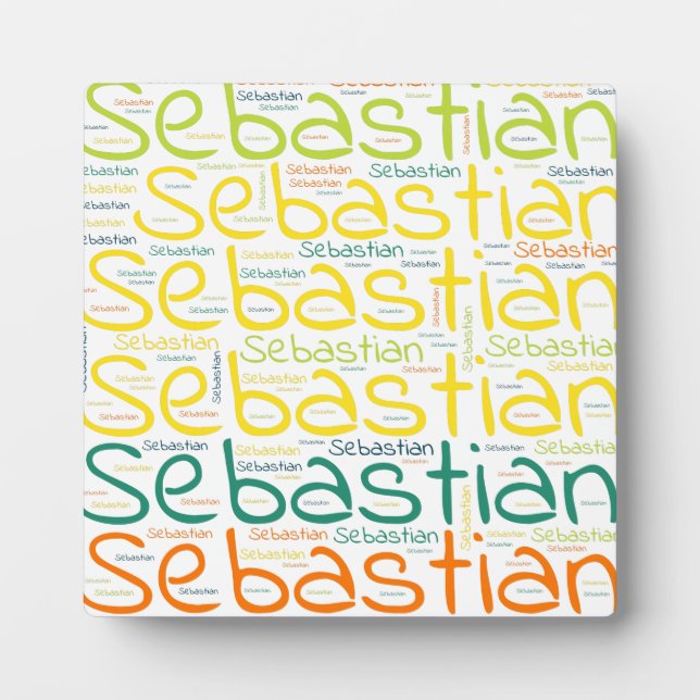 Sebastian Plaque (Front)