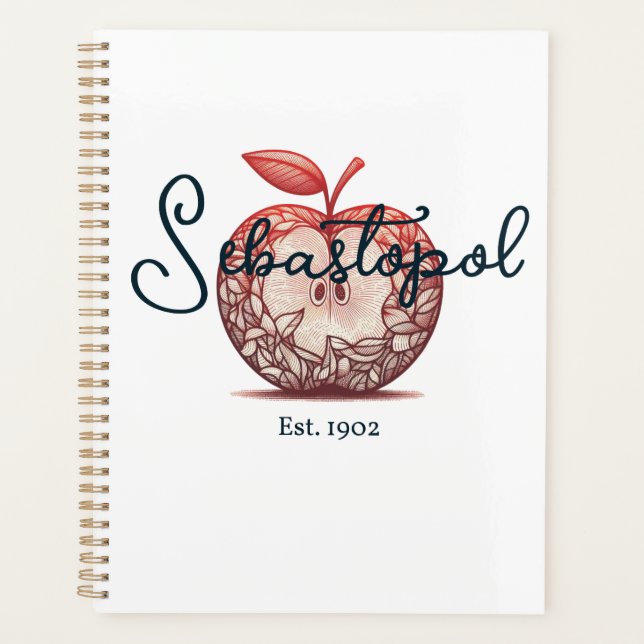 Sebastopol California Gravenstein Apple Fair  Planner (Front)