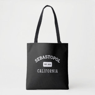 Sebastopol California Sonoma Apple Classic Black Tote Bag