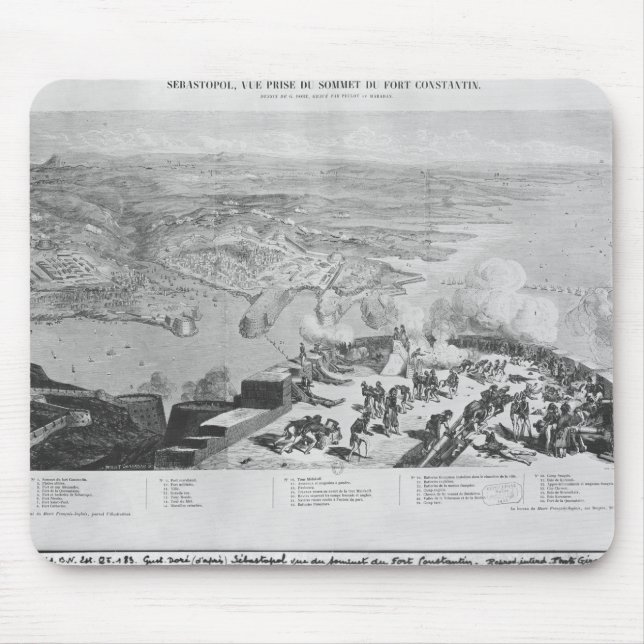 Sebastopol from Fort Constantin Mouse Mat (Front)