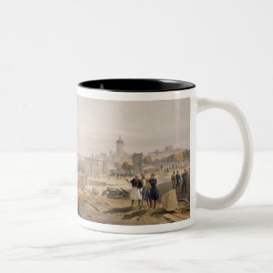 Sebastopol from the Rear of Fort Nicholas, plate f Two-Tone Coffee Mug