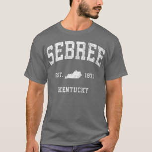 Sebree Kentucky KY Vintage Athletic Sports Design  T-Shirt