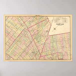 Sec 5 Brooklyn map Poster