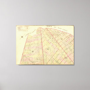 Sec 7 Brooklyn map Canvas Print